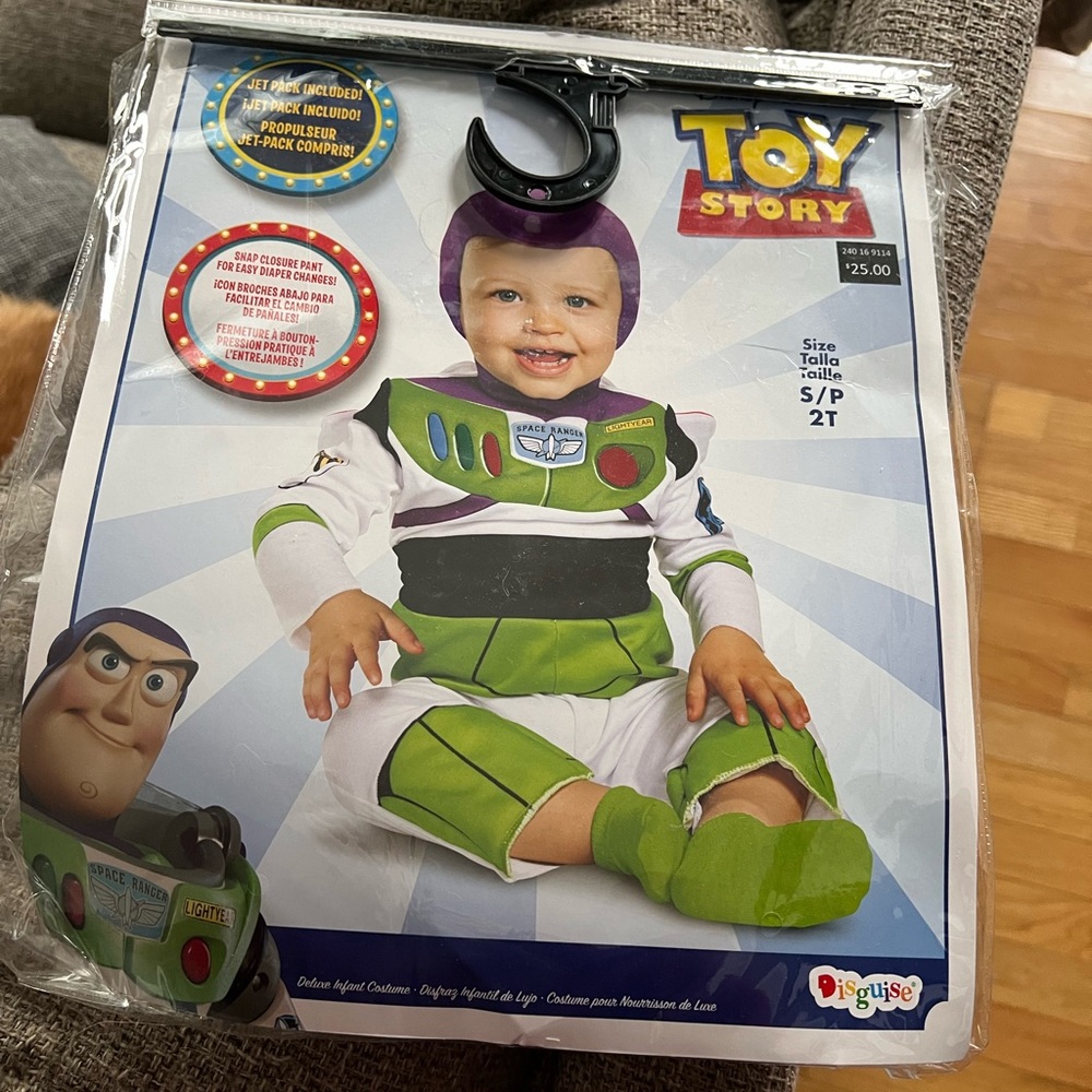 Toddler Toy Story buzz costume